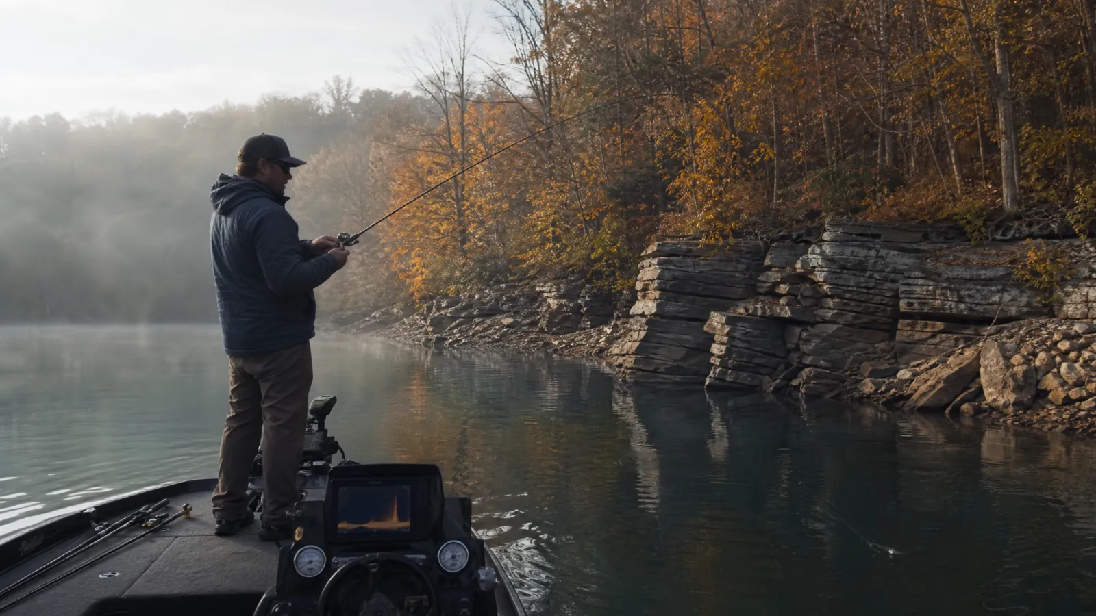 Fall Bass: Vertical Jigging Spoon Tactics